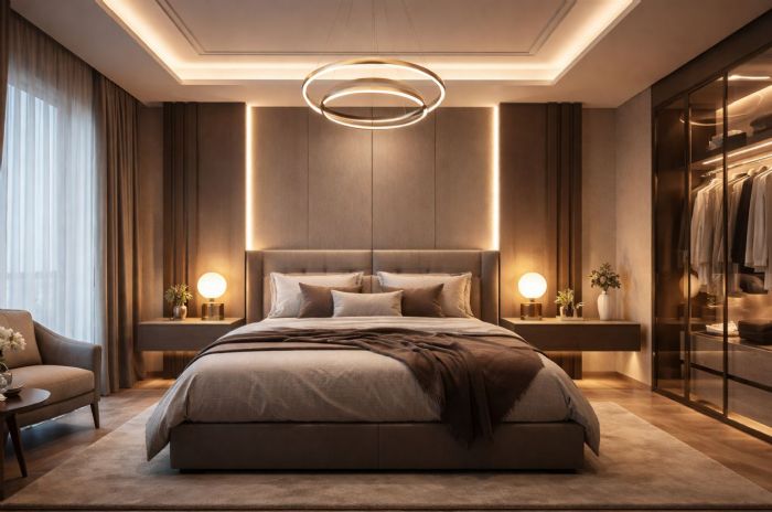 臥室燈光設計影響睡眠？避開壓頂照明的6個關鍵技巧